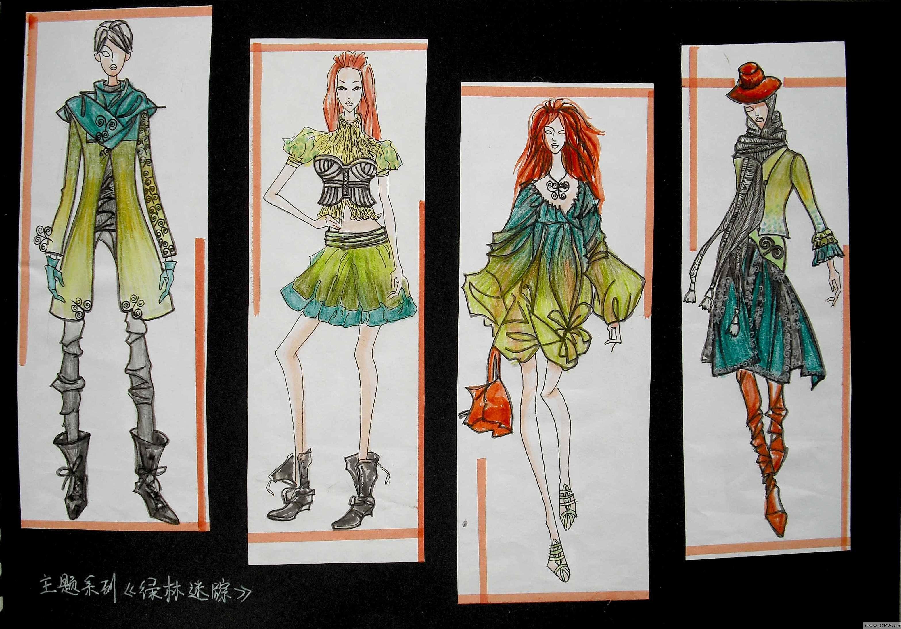 绿野仙踪主题女装设计 - 探索奇幻与时尚的融合