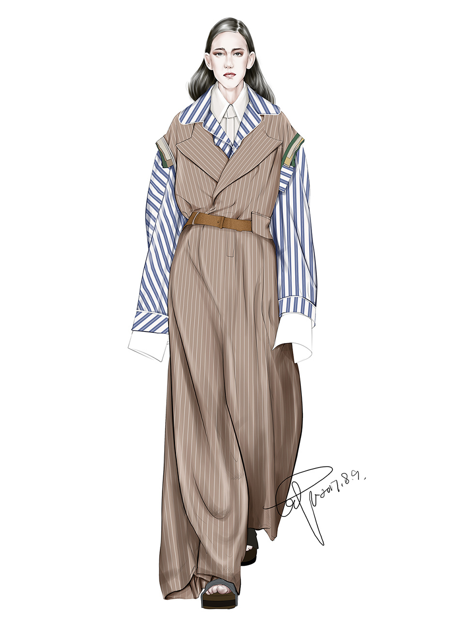 电脑服装效果图绘制技法 PS与数位板的完美结合